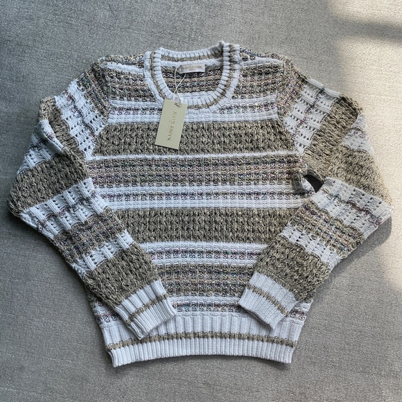 NWT Ramy Brook Sweater embellished with Sequins - Picture 2 of 3